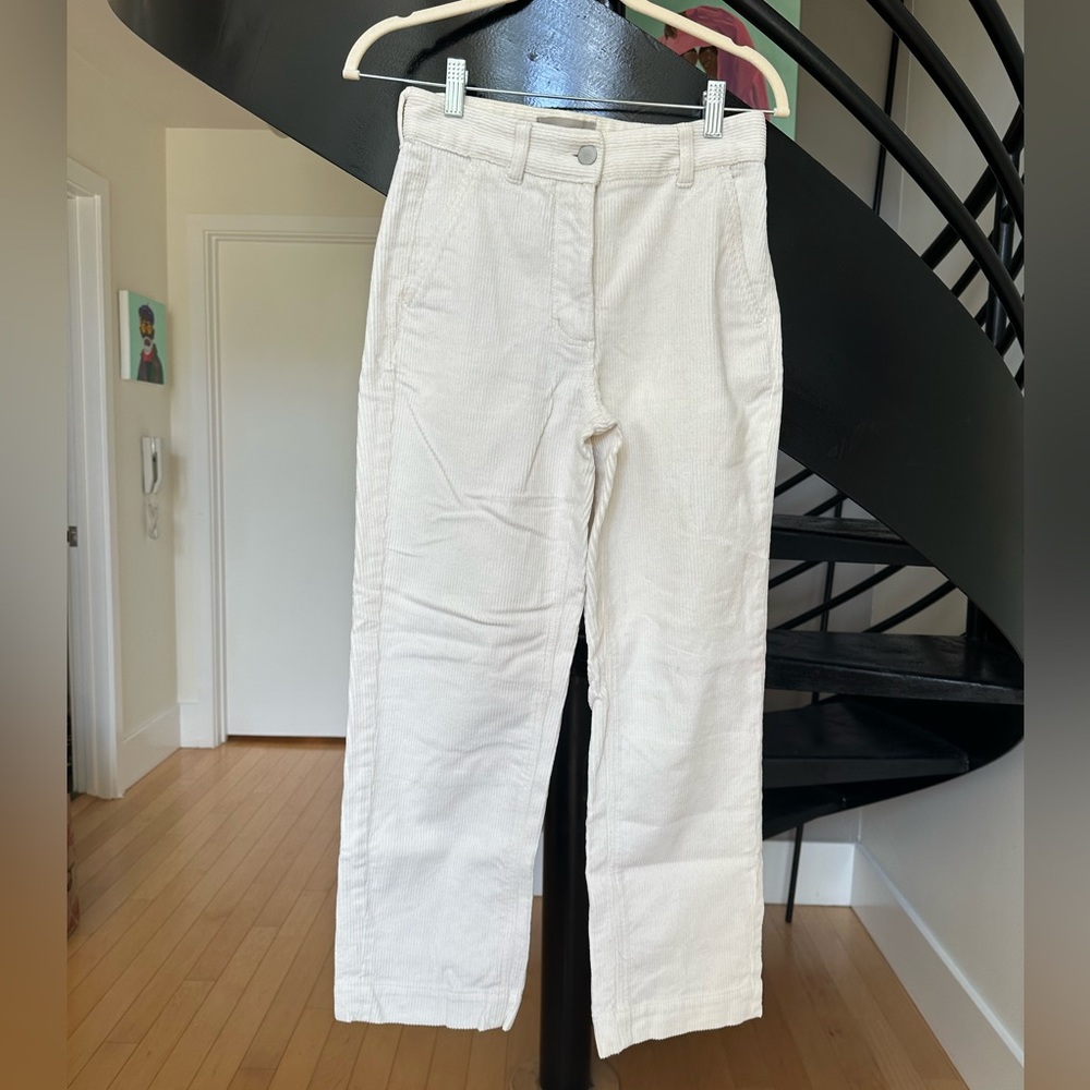 Everlane Cream Cords Sz 0